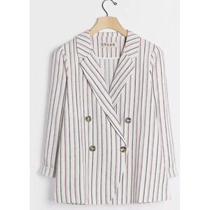 Dolan Striped Blazer - White, Red, Blue